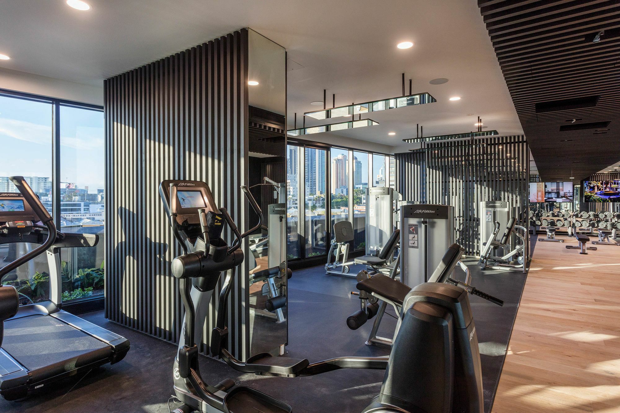 Fv By Peppers Aparthotel Brisbane Exterior photo The gym at The River